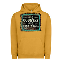 Pigment Peanut Butter a little country a little rock n roll Urban Hoodie - AdoDesignShop
