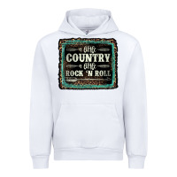 White a little country a little rock n roll Urban Hoodie - AdoDesignShop