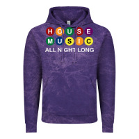 Cloud Purple House Music All Night Long Ravers Vintage Hoodie - longCreatives