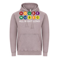 Vintage Zinc House Music All Night Long Ravers Vintage Hoodie - longCreatives
