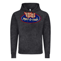 Vintage Black Moo and Oink Chicago Vintage Hoodie - longCreatives