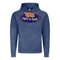 Vintage Denim Moo and Oink Chicago Vintage Hoodie - longCreatives