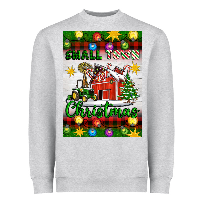 Small Town Christmas Heavyweight Sweatshirt by Artiststas | Teevron