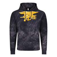 Cloud Black Navy Seals badge Vintage Hoodie - longCreatives