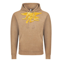 Vintage Coffee Navy Seals badge Vintage Hoodie - longCreatives