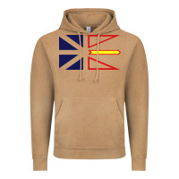 Vintage Camel Newfoundland and Labrador Flag - 3 Color Vintage Hoodie - longCreatives