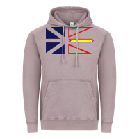 Vintage Zinc Newfoundland and Labrador Flag - 3 Color Vintage Hoodie - longCreatives