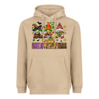 Mushroom happy hallothanksmas gnomes Heavyweight Hoodie - AdoDesignShop