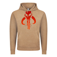Vintage Coffee Mando Mythosaur Skull Sticker Vintage Hoodie - longCreatives