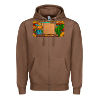 Chestnut custom cowboy boots aztec sunflowers leopard license plate Zipper Hoodie - Artiststas