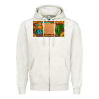 Oatmeal Heather custom cowboy boots aztec sunflowers leopard license plate Zipper Hoodie - Artiststas
