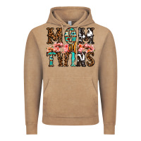 Vintage Coffee mom of twins Vintage Hoodie - OliviaCreatesArt