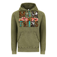 Vintage Olive mom of twins Vintage Hoodie - OliviaCreatesArt