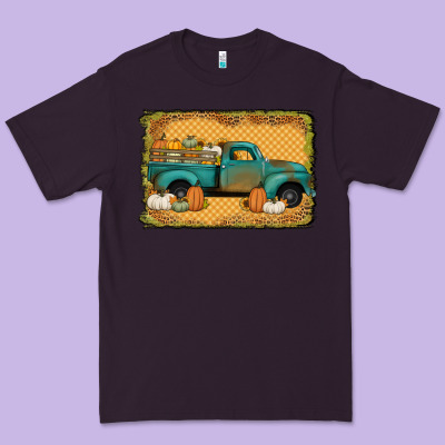 Pumpkin Farm Truck Premium Tee Designed By Jasminsmagicworld