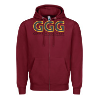 Burgundy GENNADY GOLOVKIN - Official Merchandise Zipper Hoodie - longCreatives