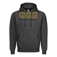 Charcoal Heather GENNADY GOLOVKIN - Official Merchandise Zipper Hoodie - longCreatives