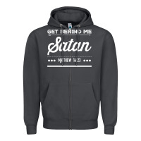 Smoke Get behind me Satan Matthew 1623 Quote Zipper Hoodie - longCreatives