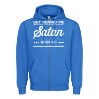 True Royal Get behind me Satan Matthew 1623 Quote Zipper Hoodie - longCreatives