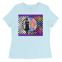 Baby Blue gothic girl horror family Ladies Tee - TumblerDesignByShophia