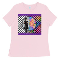 Bubblegum Pink gothic girl horror family Ladies Tee - TumblerDesignByShophia