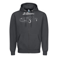 Smoke El Camino Zipper Hoodie - longCreatives