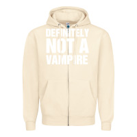Sandshell Definitely Not A Vampire merch Zipper Hoodie - longCreatives
