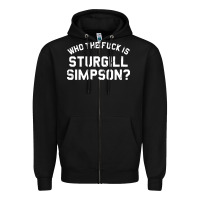 Black who the fuck is sturgill simpson Zipper Hoodie - longCreatives
