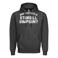 Charcoal Heather who the fuck is sturgill simpson Zipper Hoodie - longCreatives