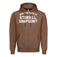 Chestnut who the fuck is sturgill simpson Zipper Hoodie - longCreatives