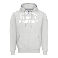 Dove Grey who the fuck is sturgill simpson Zipper Hoodie - longCreatives