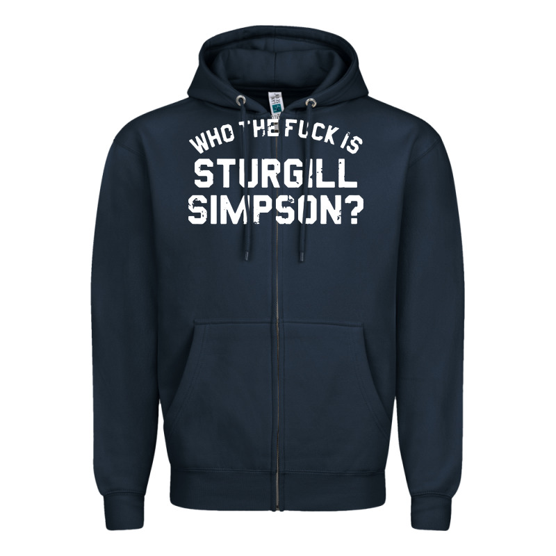 Who The Fuck Is Sturgill Simpson Zipper Hoodie by longCreatives | Teevron