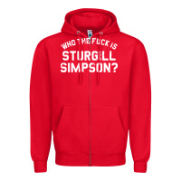 Red who the fuck is sturgill simpson Zipper Hoodie - longCreatives