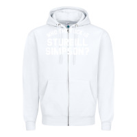 White who the fuck is sturgill simpson Zipper Hoodie - longCreatives