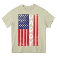 Mossy Daddy American Flag Heavy Core Tee - Bettercallsaul