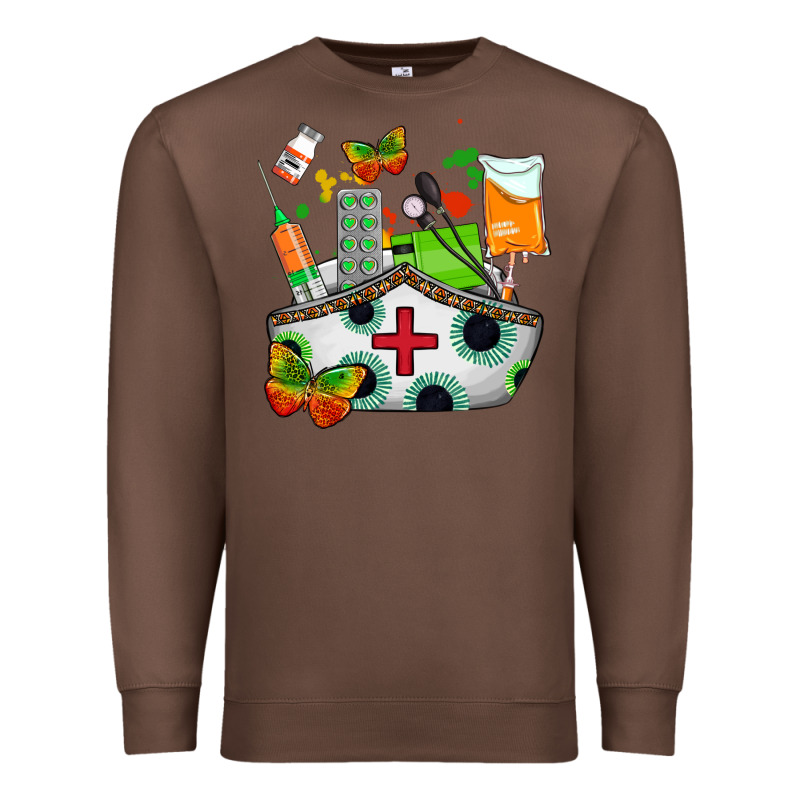 Nurse   Juneteenth Premium Sweatshirt by AdoDesignShop | Teevron