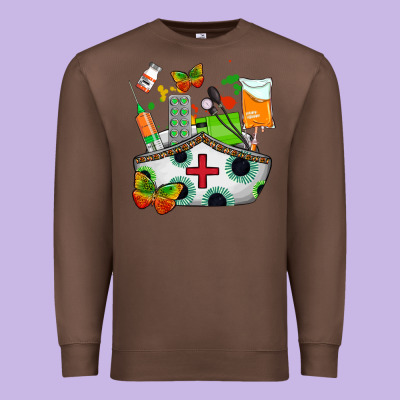 Nurse   Juneteenth Premium Sweatshirt Designed By Adodesignshop