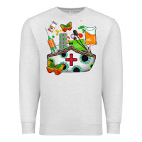 Oatmeal Heather nurse   juneteenth Premium Sweatshirt - AdoDesignShop