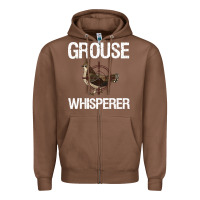 Chestnut Ruffed Grouse Hunting Bird Spruce Grouse Zipper Hoodie - longCreatives