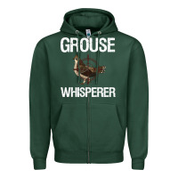Sports Green Ruffed Grouse Hunting Bird Spruce Grouse Zipper Hoodie - longCreatives