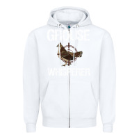 White Ruffed Grouse Hunting Bird Spruce Grouse Zipper Hoodie - longCreatives