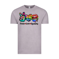 Vintage Zinc Peace love equality LGBT+ Vintage Tee - CowGirlArtShop