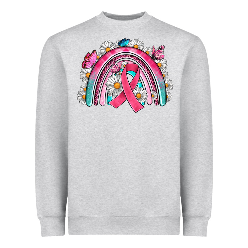 Breast Cancer Rainbow Heavyweight Sweatshirt by Artiststas | Teevron