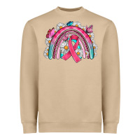 Mushroom Breast Cancer Rainbow Heavyweight Sweatshirt - Artiststas