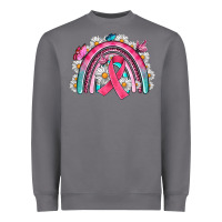 Storm Breast Cancer Rainbow Heavyweight Sweatshirt - Artiststas