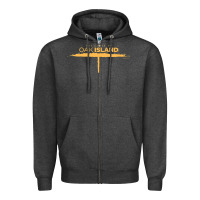 Charcoal Heather The Curse of Oak Island Comfortable Short Sleeve Zipper Hoodie - longCreatives