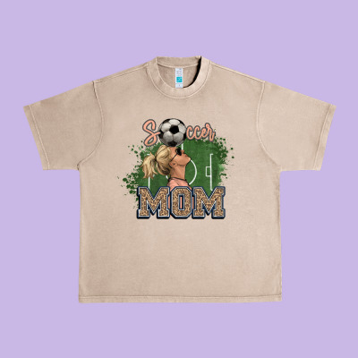Soccer Mom Mother's Day Urban Heavy Tee Designed By Howdyjamesfarm