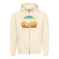 Sandshell Skater - This Is How I Roll Retro Skateboard Gift Zipper Hoodie - longCreatives