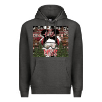 Charcoal Heather Little Miss Premium Hoodie - CowhideDigitalArt