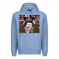 Colony Blue Little Miss Premium Hoodie - CowhideDigitalArt