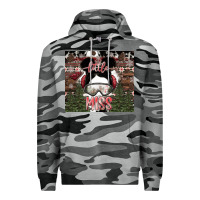 Slate Camo Little Miss Premium Hoodie - CowhideDigitalArt